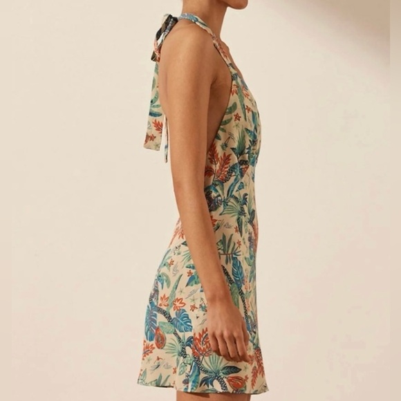 Shona Joy 100% Silk Halter Dress - Picture 2 of 8